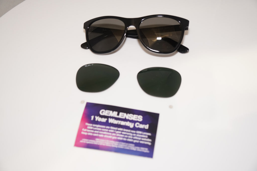 RAY-BAN Mens Polarized Designer Sunglasses Black Square RB 4181 601/9A 17680