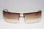 GUCCI Vintage Mens Unisex Designer Sunglasses Gold Oval GG 2655 000BA 14606