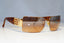 GUCCI Mens Vintage 1990 Designer Sunglasses Silver Wrap GG 1692 6LBNN 19232