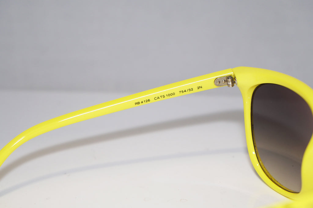 RAY-BAN Boxed Womens Designer Sunglasses Yellow CATS 1000 RB 4126 754/32 15792