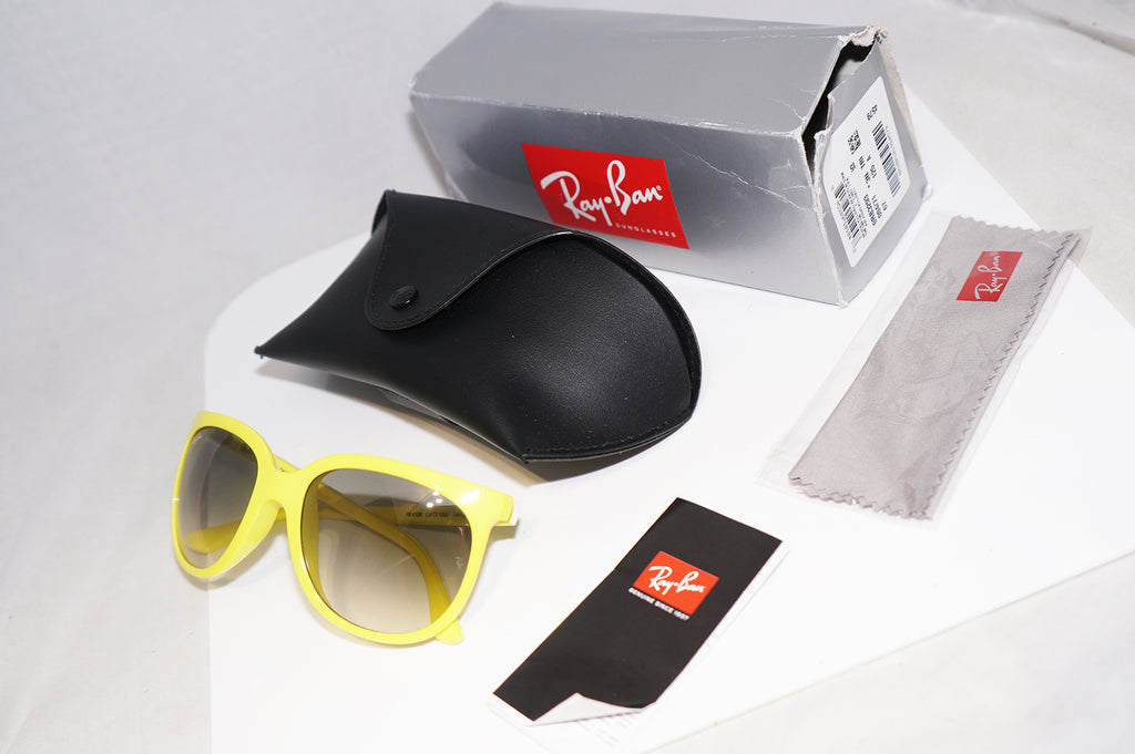 RAY-BAN Boxed Womens Designer Sunglasses Yellow CATS 1000 RB 4126 754/32 15792