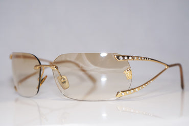 VERSACE Womens Designer Crystal Sunglasses Gold Wrap MOD N86-H N30/541 14601