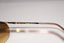 GUCCI Vintage Mens Unisex Designer Sunglasses Gold Oval GG 2655 000BA 14606
