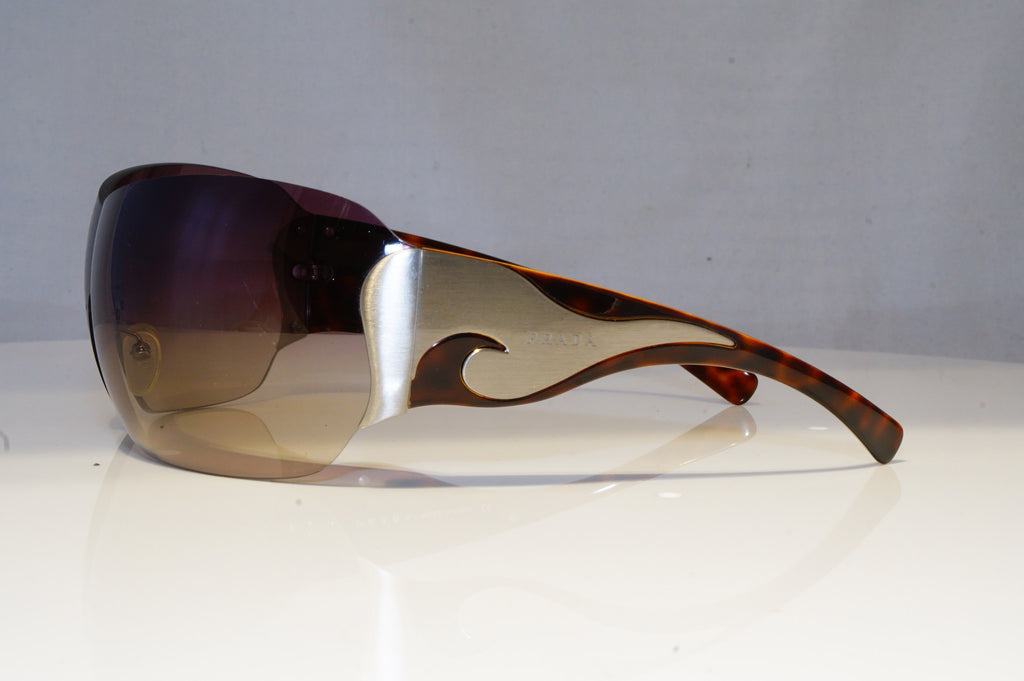 PRADA Womens Designer Sunglasses Brown Shield SPR 51G 2BU-6S1 15562