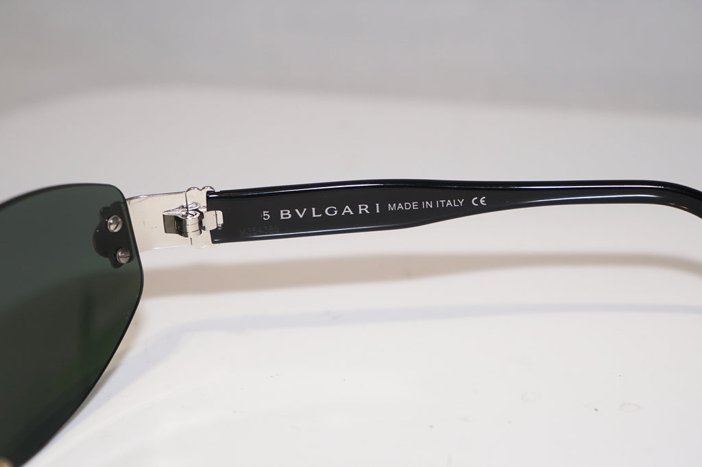BVLGARI Mens Unisex Designer Sunglasses Black Shield 607 128 15781
