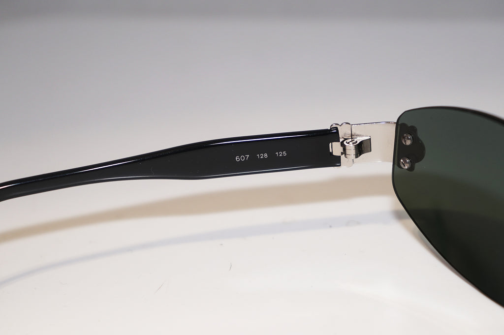 BVLGARI Mens Unisex Designer Sunglasses Black Shield 607 128 15781