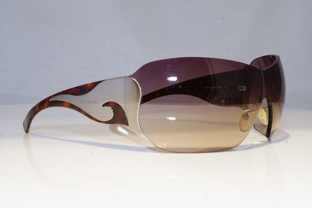 PRADA Womens Designer Sunglasses Brown Shield SPR 51G 2BU-6S1 15562