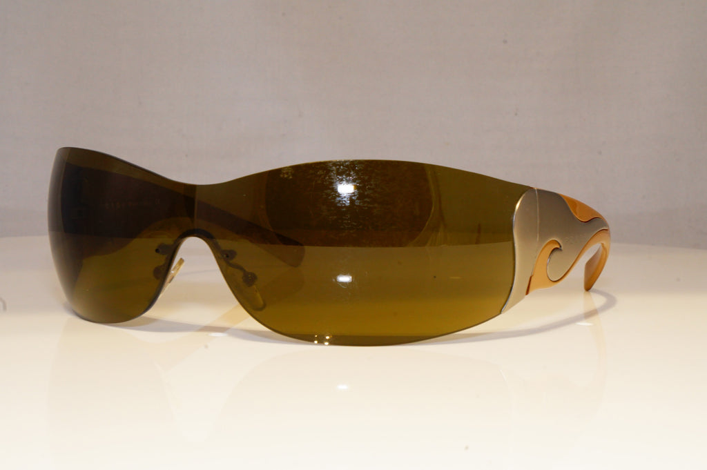 PRADA Womens Designer Sunglasses Brown Shield SPR 58F 5AS-3N1 15922
