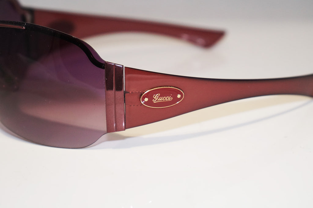 GUCCI Womens Designer Sunglasses Burgundy Shield GG 1855 RDWNP 14539