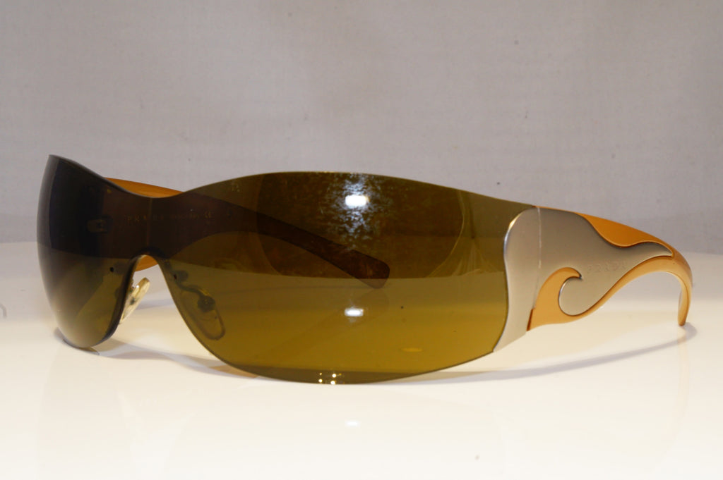 PRADA Womens Designer Sunglasses Brown Shield SPR 58F 5AS-3N1 15922