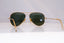 RAY-BAN Mens Designer Sunglasses Gold Aviator RB 3025 L0205 18456