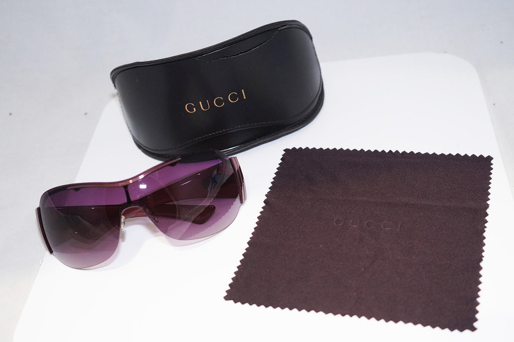 GUCCI Womens Designer Sunglasses Burgundy Shield GG 1855 RDWNP 14539