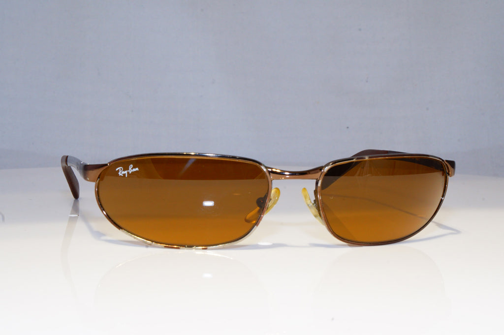RAY-BAN Mens Designer Sunglasses Brown Rectangle RB 3176 014 14742