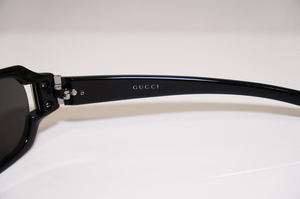 GUCCI 1990 Vintage Womens Designer Sunglasses Black Rectangle GG 2547 NE8 16542