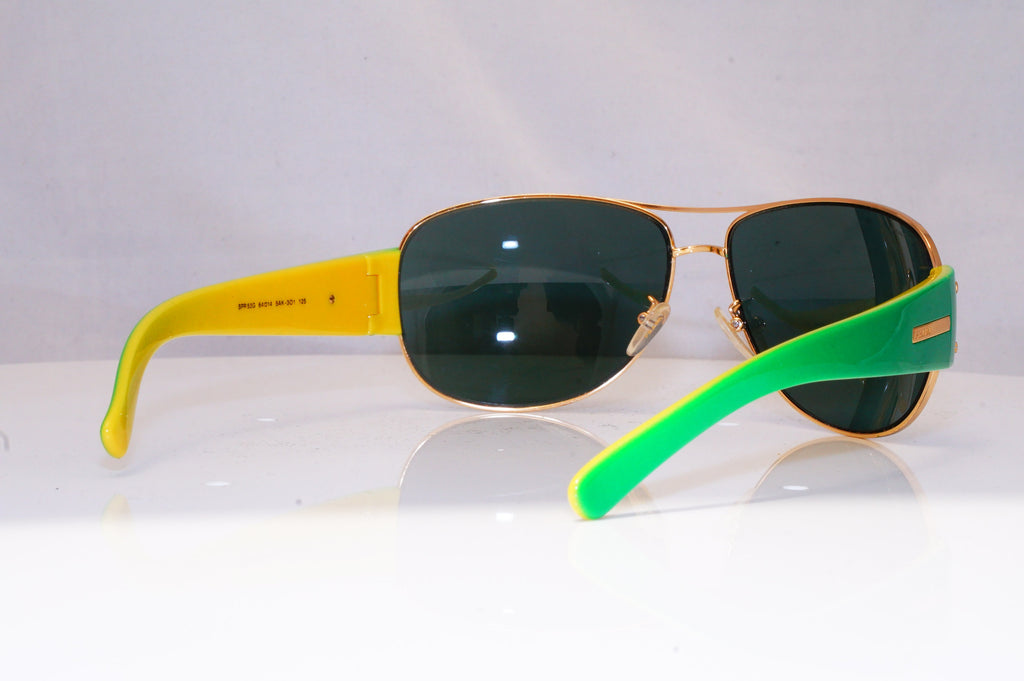 PRADA Mens Designer Sunglasses Green Aviator SPR 52G 5AK-301 18466