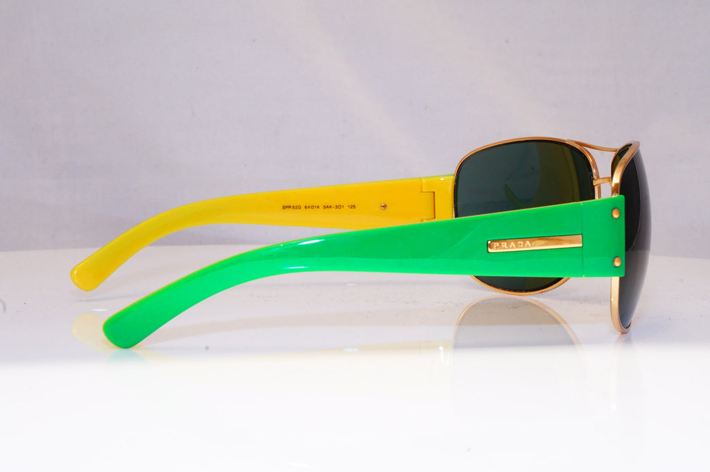 PRADA Mens Designer Sunglasses Green Aviator SPR 52G 5AK-301 18466