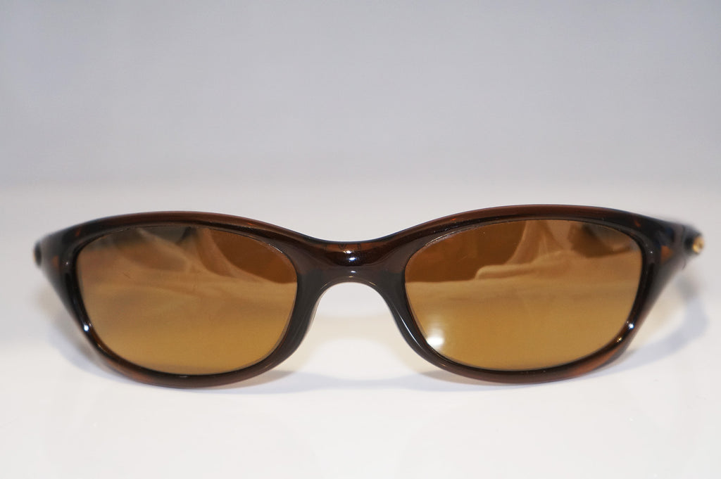 OAKLEY Vintage Mens Designer Sunglasses Brown Rectangle Fives 2.0 1 14651