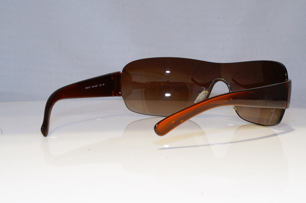 PRADA Mens Designer Sunglasses Brown Shield SPS 07F 4AN-6S1 17574