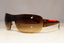 PRADA Mens Designer Sunglasses Brown Shield SPS 07F 4AN-6S1 17574