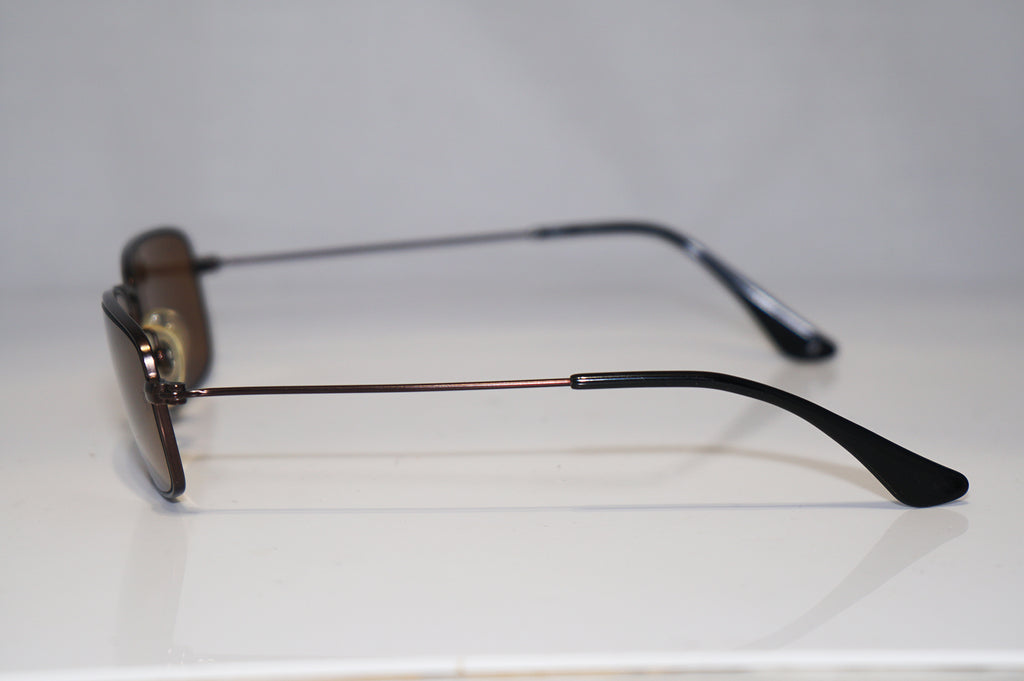 RAY-BAN Vintage Mens Designer Sunglasses Brown Rectangle RB 3133 012 15738