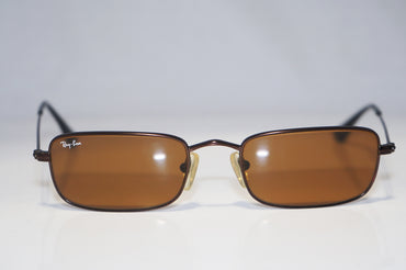 RAY-BAN Vintage Mens Designer Sunglasses Brown Rectangle RB 3133 012 15738