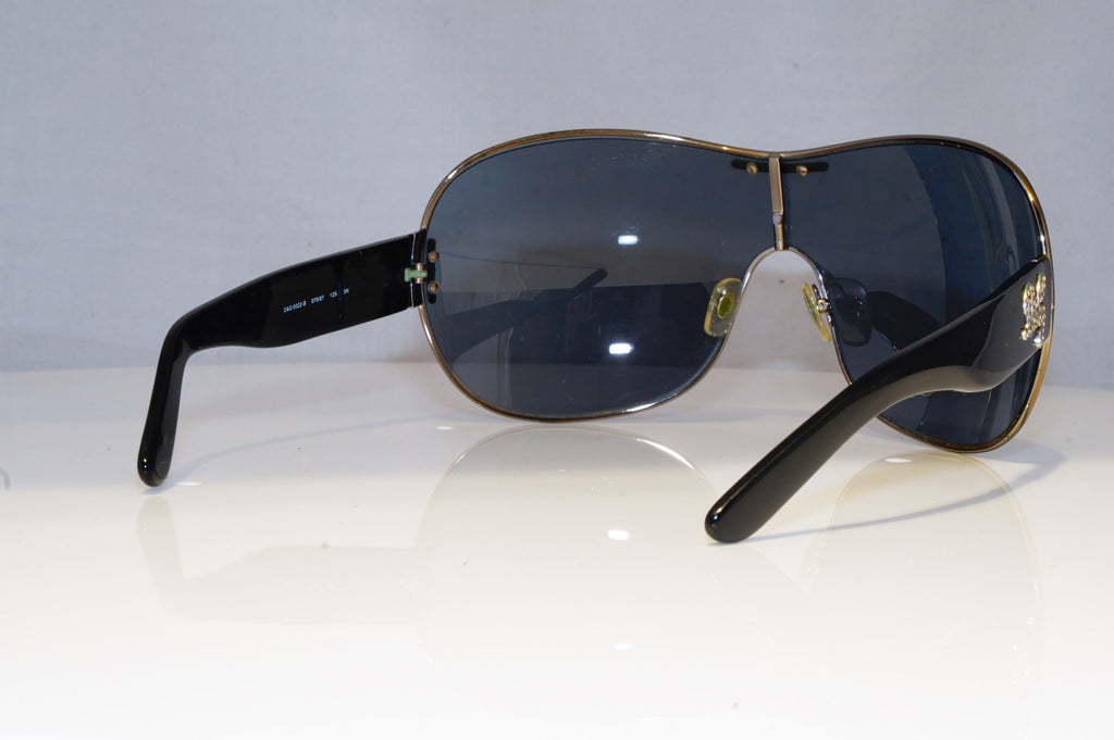 DOLCE & GABBANA Womens Diamante Designer Sunglasses Shield D&G 6022 179/87 18249