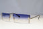 VERSACE Womens Designer Sunglasses Silver Rectangle N29 89M/550 16437