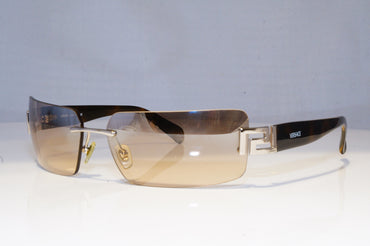 VERSACE Womens Designer Sunglasses Brown Rectangle 2017 1000/8Z 18195