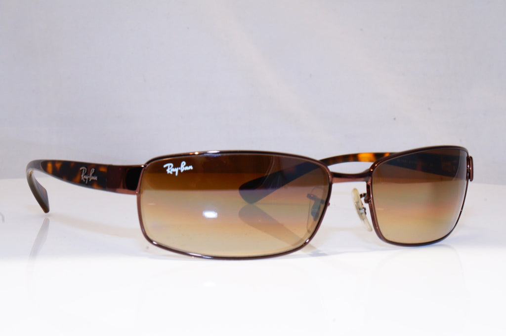 RAY-BAN Mens Designer Sunglasses Brown Rectangle RB 3364 014/51 18447