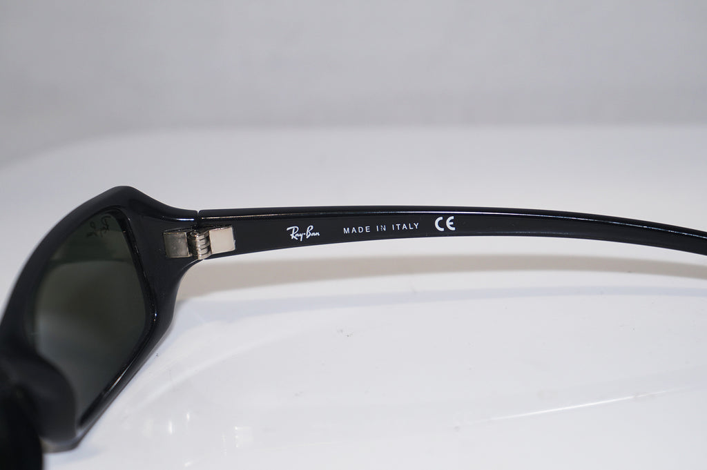RAY-BAN Vintage 1990 Mens Designer Sunglasses Black Rectangle RB 4058 601 15740