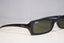 RAY-BAN Vintage 1990 Mens Designer Sunglasses Black Rectangle RB 4058 601 15740