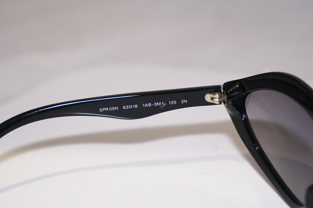 PRADA Boxed Womens Designer Sunglasses Black Cat Eye SPR 05N 1AB-3M1 14744