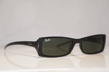 RAY-BAN Vintage 1990 Mens Designer Sunglasses Black Rectangle RB 4058 601 15740