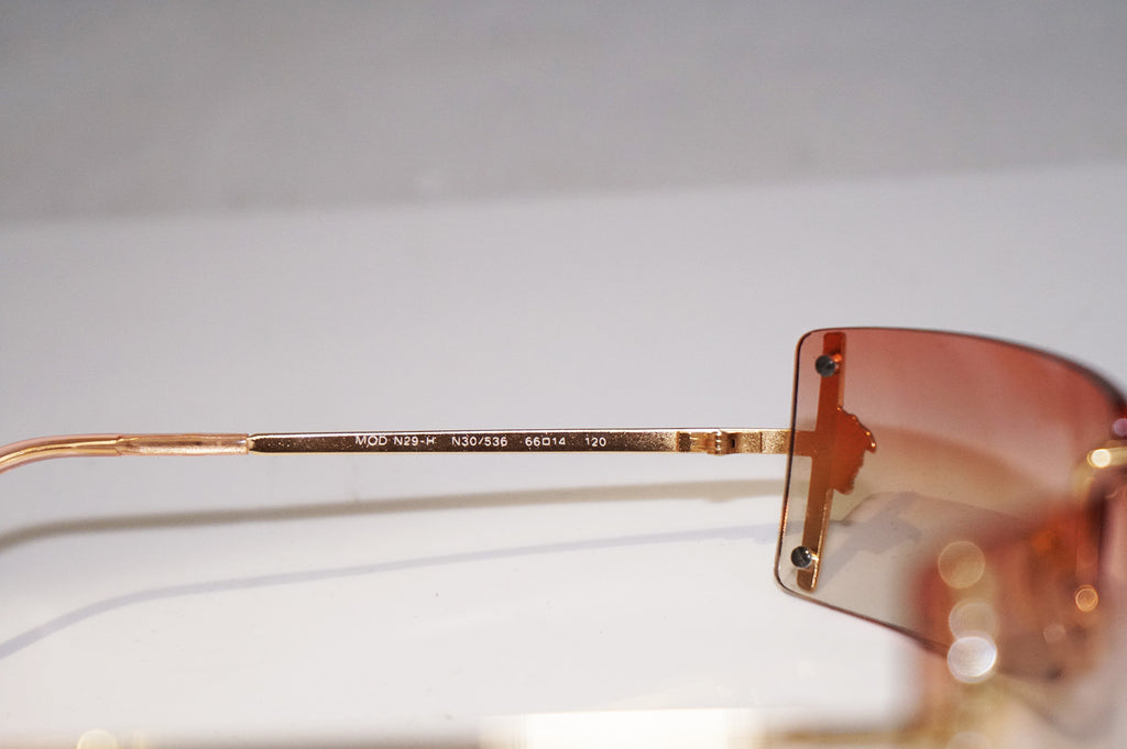 VERSACE Womens Designer Crystal Sunglasses Gold Rectangle MOD N29 N30/536 14740