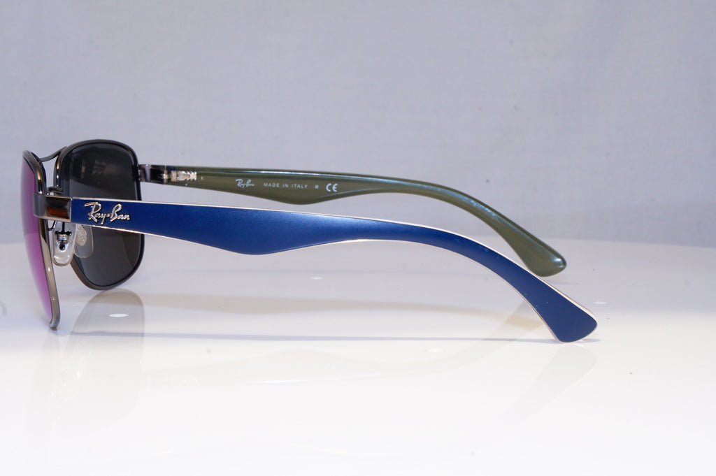 RAY-BAN Mens Mirror Designer Sunglasses Blue Rimless RB 3533 OO4/88 17770