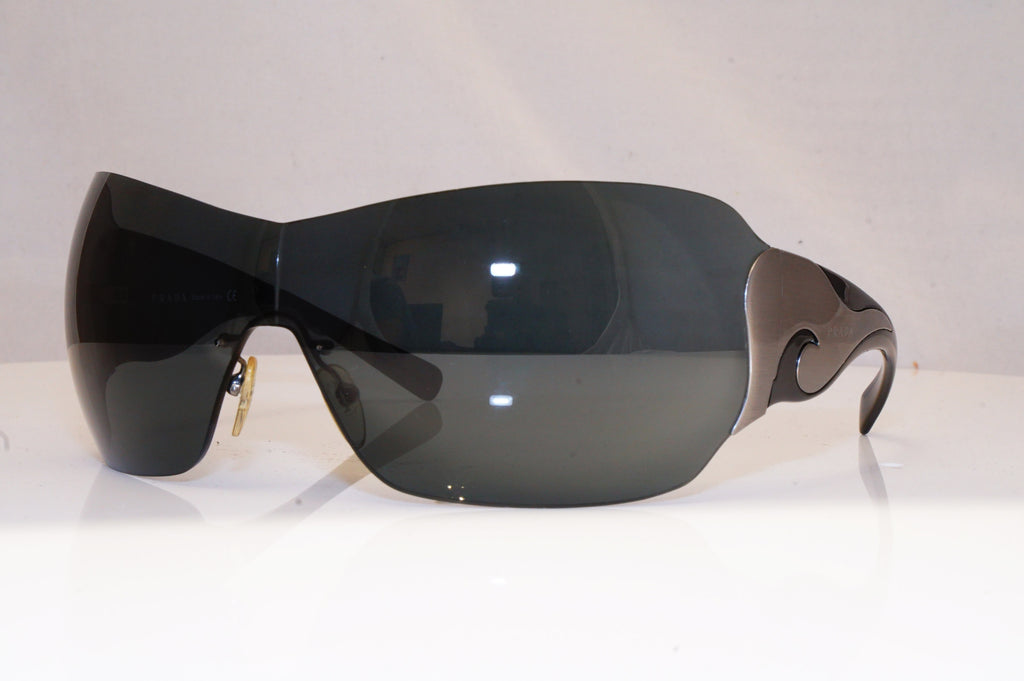 PRADA Womens Designer Sunglasses Black Shield SPR 51G 5AV-1A1 18445