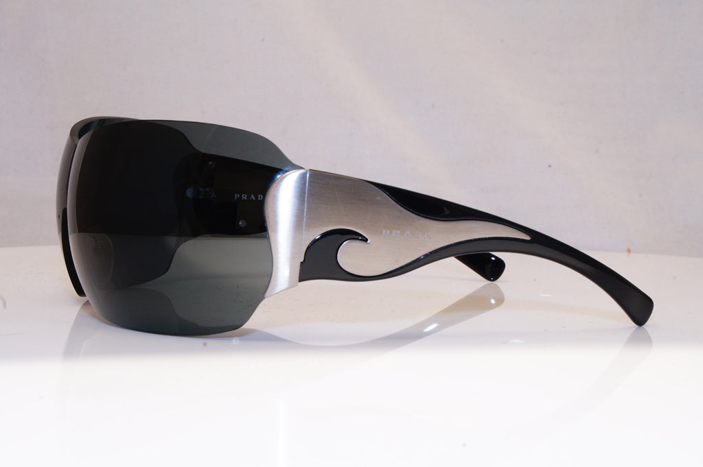 PRADA Womens Designer Sunglasses Black Shield SPR 51G 5AV-1A1 18445