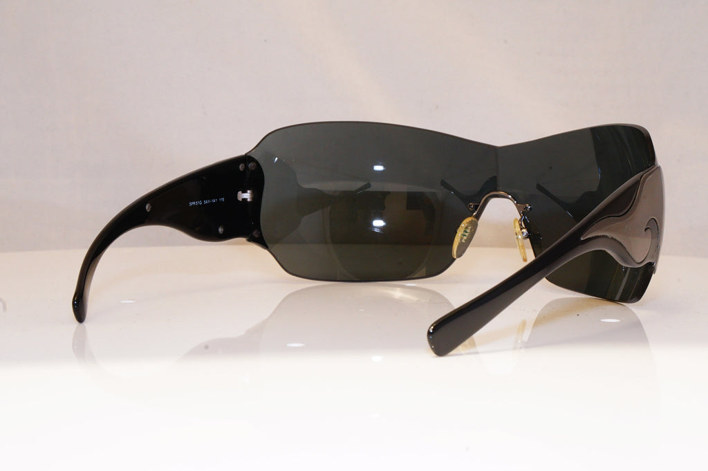 PRADA Womens Designer Sunglasses Black Shield SPR 51G 5AV-1A1 18445