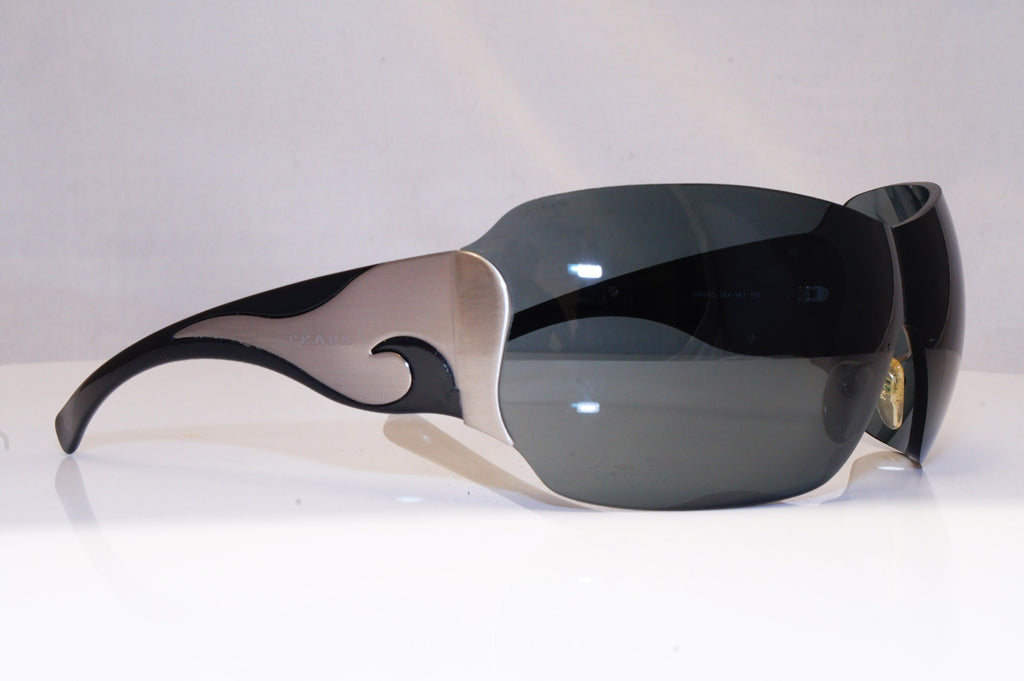 PRADA Womens Designer Sunglasses Black Shield SPR 51G 5AV-1A1 18445