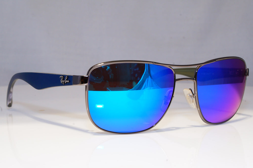 RAY-BAN Mens Mirror Designer Sunglasses Blue Rimless RB 3533 OO4/88 17770