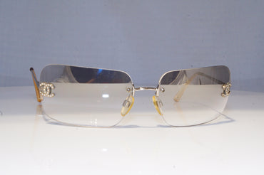CHANEL Womens Designer Sunglasses Silver Butterfly 4017-D 159/6I 16561