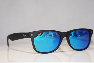 RAY-BAN Mens Designer Blue Mirror Sunglasses New Wayfarer RB 2132 622/17 15527