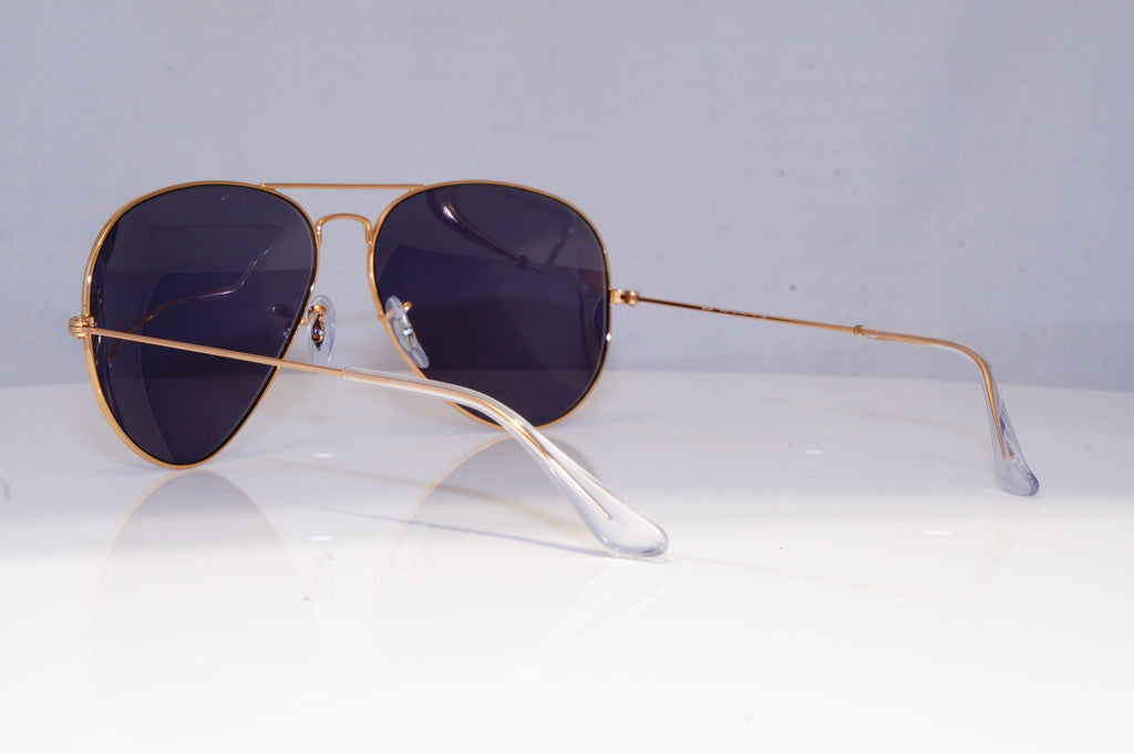 RAY-BAN Mens Mirror Designer Sunglasses Gold Pilot AVIATOR 62mm RB 3025 17692