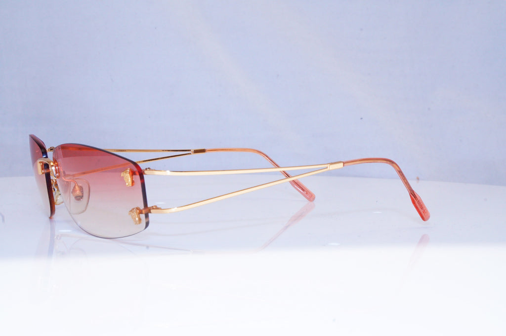 VERSACE Mens Designer Sunglasses Gold Rectangle MEDUSA MOD N87 GLD 18450