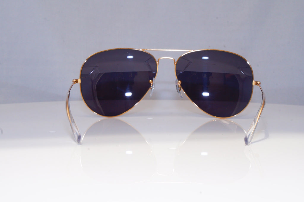 RAY-BAN Mens Mirror Designer Sunglasses Gold Pilot AVIATOR 62mm RB 3025 17692