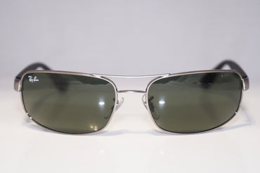 RAY-BAN Mens Designer Sunglasses Black Rectangle RB 3445 004 15532