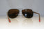 PRADA Mens Designer Sunglasses Brown Aviator SPS 51O 5AV-5Y1 15148