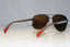PRADA Mens Designer Sunglasses Brown Aviator SPS 51O 5AV-5Y1 15148