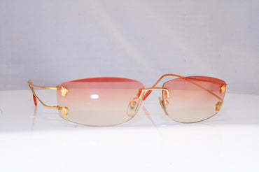 VERSACE Mens Designer Sunglasses Gold Rectangle MEDUSA MOD N87 GLD 18450