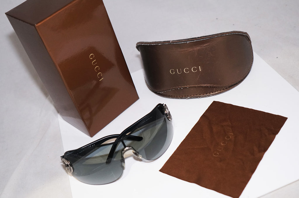 GUCCI Boxed Womens Designer Sunglasses Black Shield GG 2890 BGYVK 14741